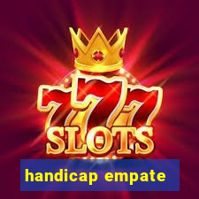 handicap empate -1